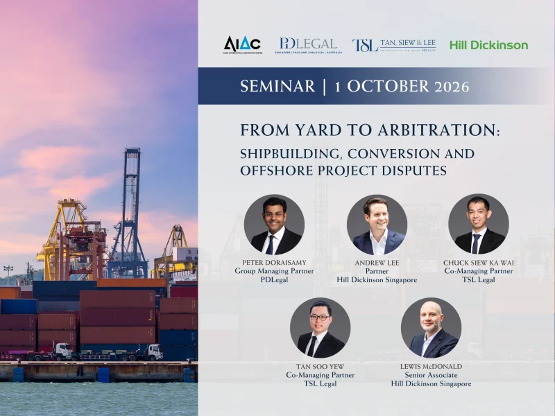 From Yard to Arbitration - Seminar