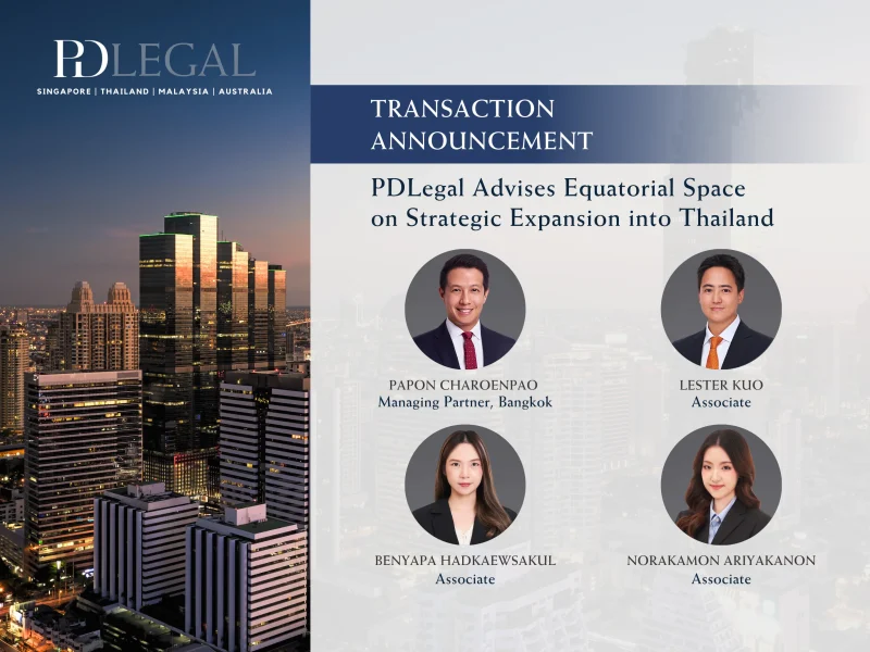 Transaction Announcement - Equatorial Space